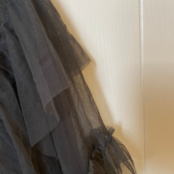 Anthropologie PILCRO  SOLDOUT Tulle Ruffled Sleeve Graphic Tee - Picture 7 of 10